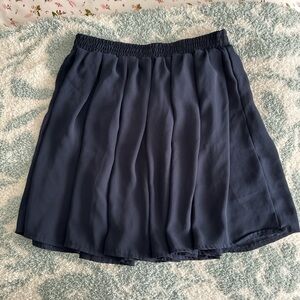 Brandy Melville Navy Blue Skirt